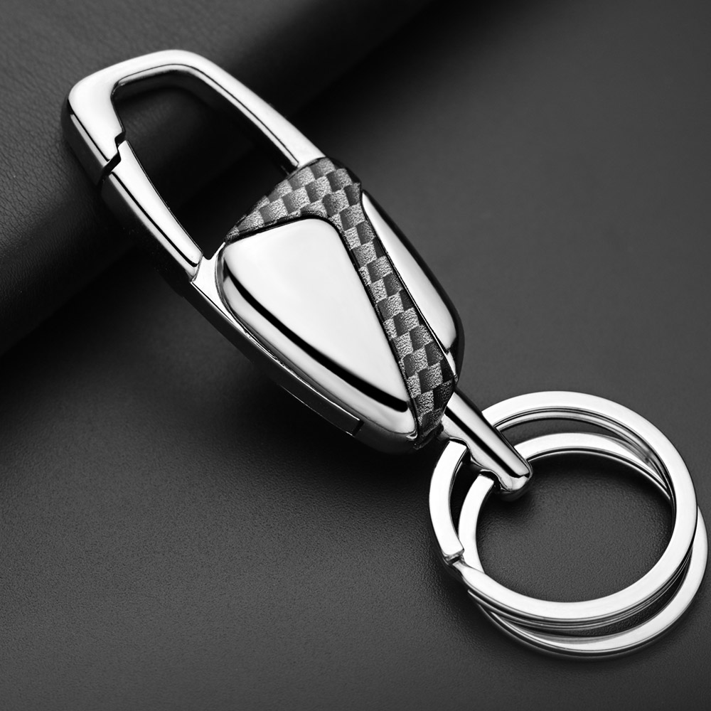Initial Ring Custom - Spersonalizowany brelok do kluczy z podwójnym